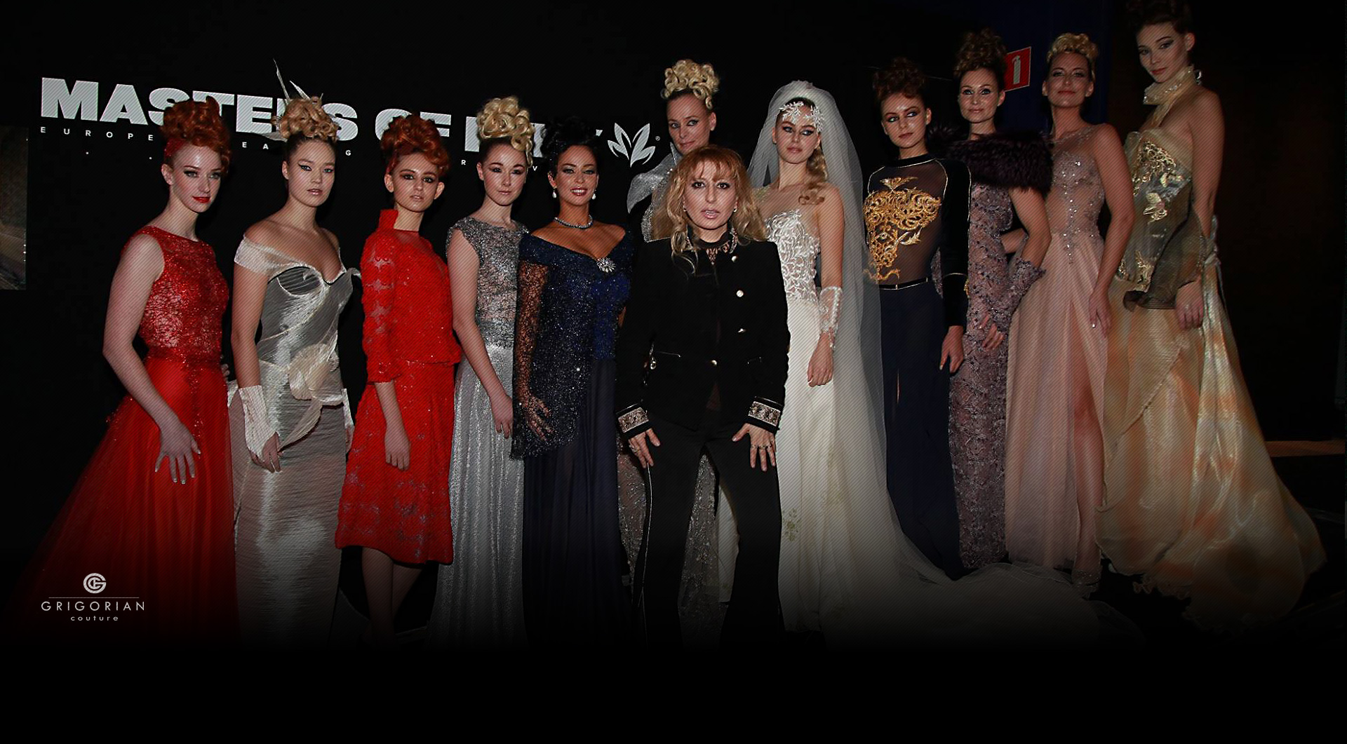 Anna Grigorian solitaire couture show at masters of lxry